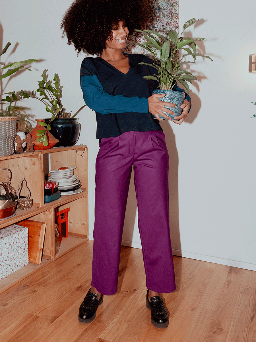 Ice boyfriend trousers