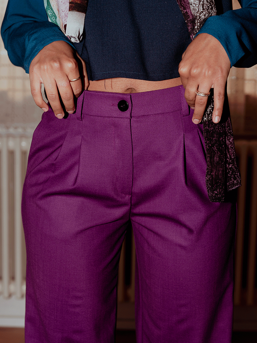 Ice boyfriend trousers