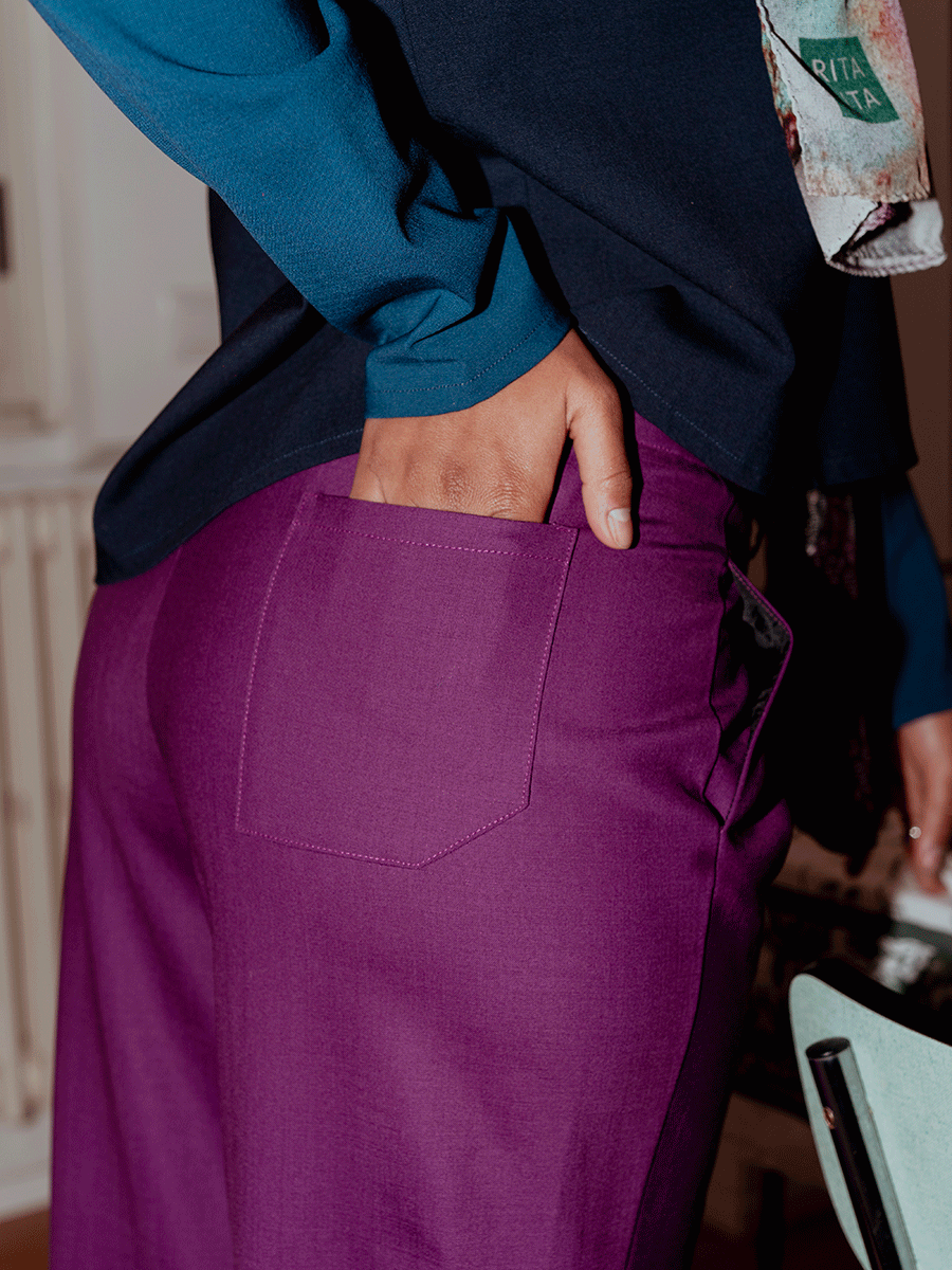 Ice boyfriend trousers