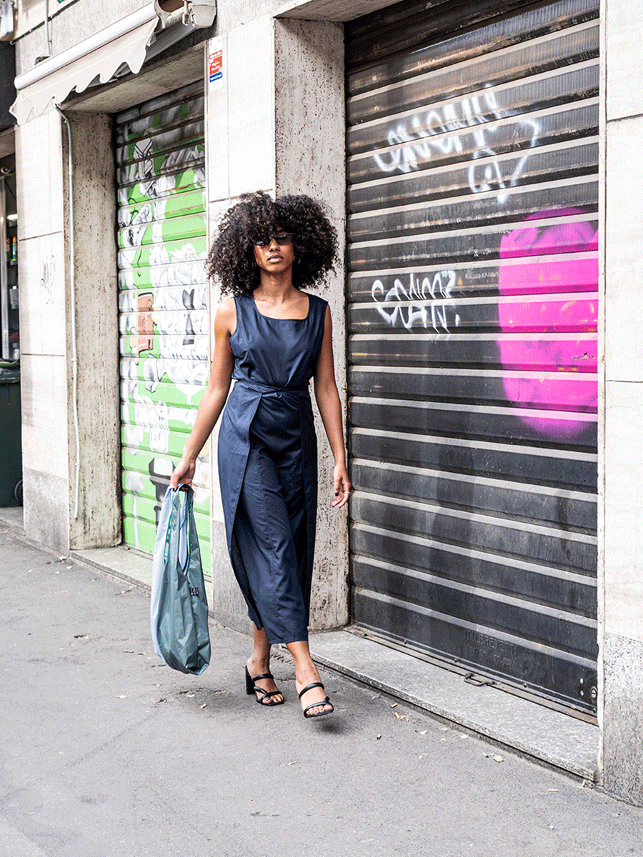 Lilium print dress