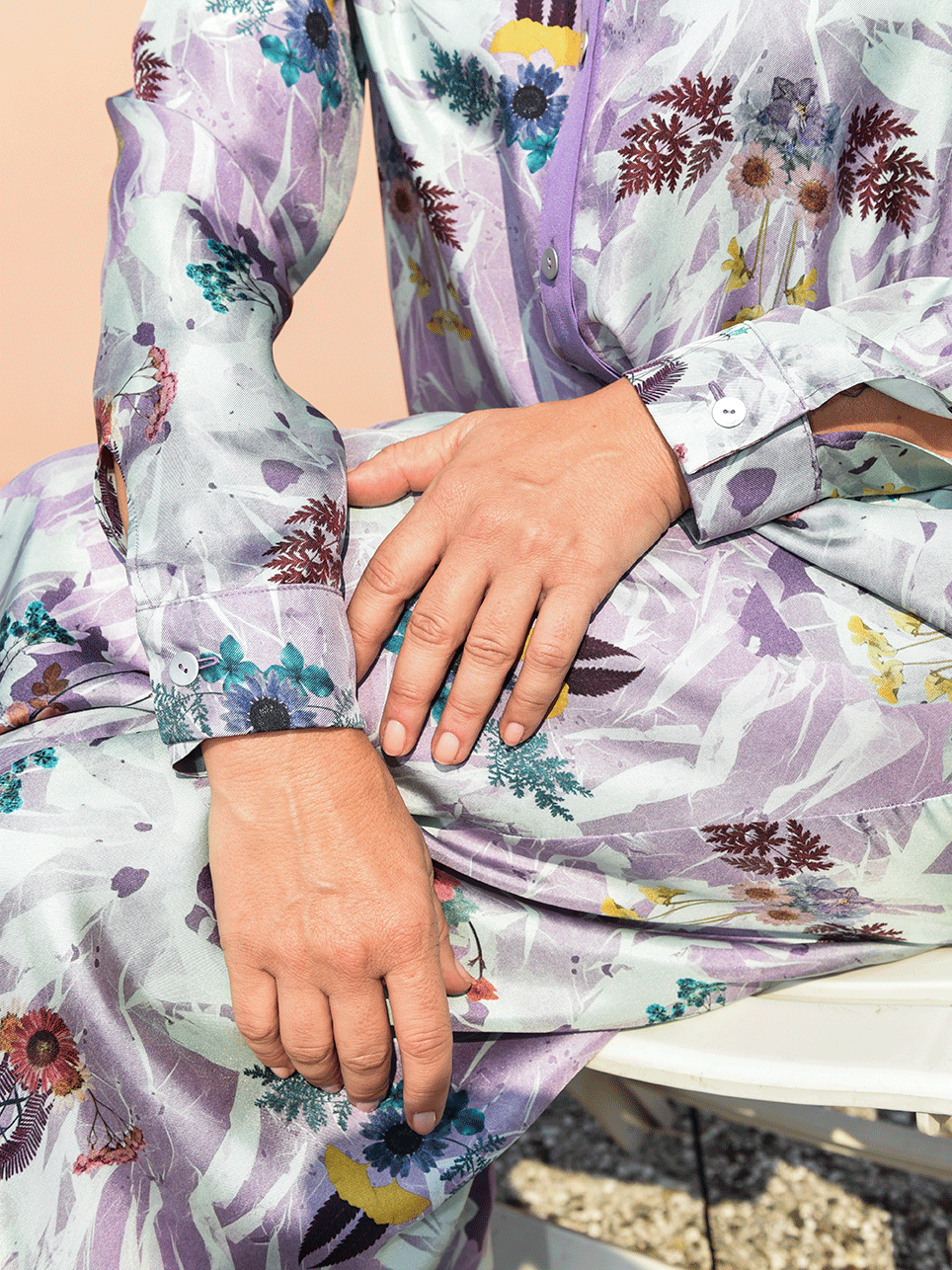 Lilium print dress