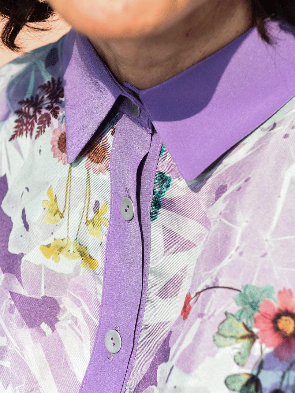 Lilium print dress