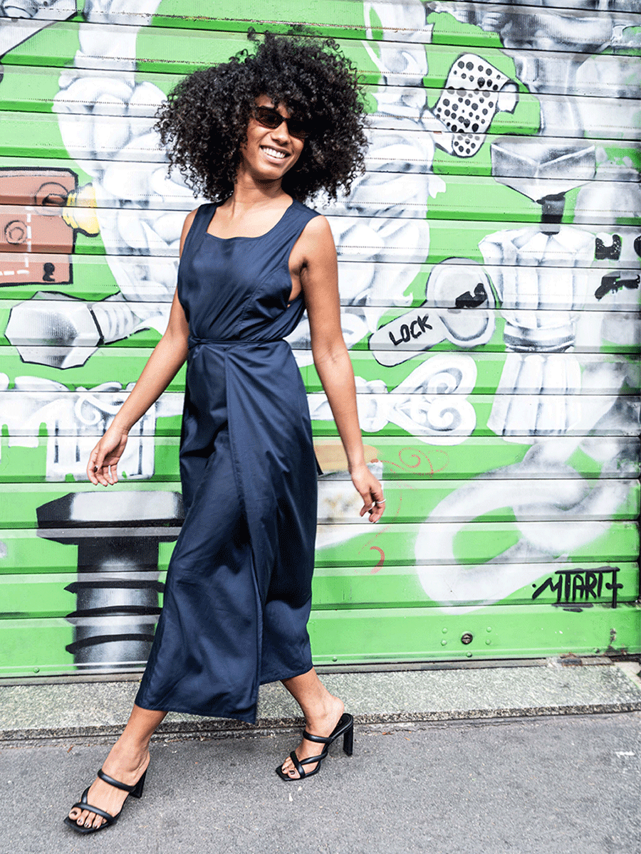 Lilium print dress