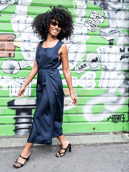 Lilium print dress