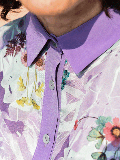 Lilium print dress