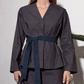 Giacca kimono nera